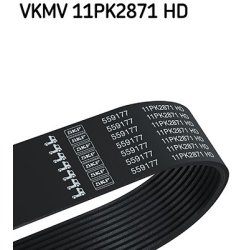 V ribbed Belt VKMV11PK2871HD SKF VKMV 11PK2871 HD OE Ref 0009938096
