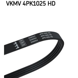 V ribbed Belt VKMV4PK1025HD SKF VKMV 4PK1025 HD OE Ref 504032641