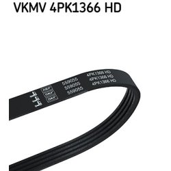 V ribbed Belt VKMV4PK1366HD SKF VKMV 4PK1366 HD OE Ref 51968200350 SKF
