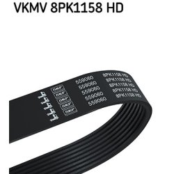 V ribbed Belt VKMV8PK1158HD SKF VKMV 8PK1158 HD OE Ref 504005526