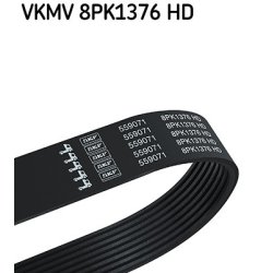 V ribbed Belt VKMV8PK1376HD SKF VKMV 8PK1376 HD OE Ref 51968200239 SKF