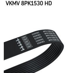 V ribbed Belt VKMV8PK1530HD SKF VKMV 8PK1530 HD OE Ref 7421190803