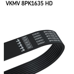V ribbed Belt VKMV8PK1635HD SKF VKMV 8PK1635 HD OE Ref 51968200272