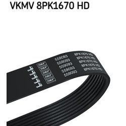 V ribbed Belt VKMV8PK1670HD SKF VKMV 8PK1670 HD OE Ref 9049970292 SKF