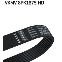 V ribbed Belt VKMV8PK1875HD SKF VKMV 8PK1875 HD OE Ref 51968200324