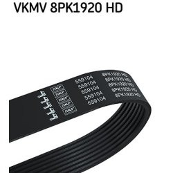 V ribbed Belt VKMV8PK1920HD SKF VKMV 8PK1920 HD OE Ref 51968200273 SKF