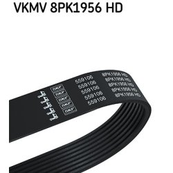 V ribbed Belt VKMV8PK1956HD SKF VKMV 8PK1956 HD OE Ref 9069937496