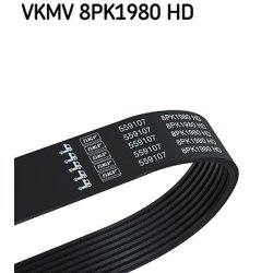V ribbed Belt VKMV8PK1980HD SKF VKMV 8PK1980 HD OE Ref A9069933696