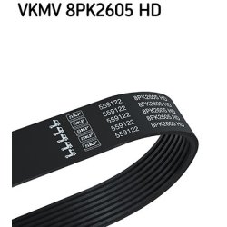 V ribbed Belt VKMV8PK2605HD SKF VKMV 8PK2605 HD OE Ref 9069970992