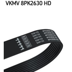 V ribbed Belt VKMV8PK2630HD SKF VKMV 8PK2630 HD OE Ref 4719931696 SKF