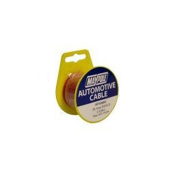 2.5M MINI REEL SINGLE RED CABLE 1x 4.5mm² 35amp TB MP3095R