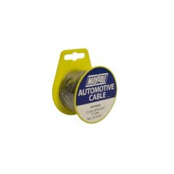 7M MINI REEL Speaker Cable Twin Black White 2x 0.38mm² 2amp TB MP3096B