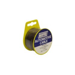 7M MINI REEL Speaker Cable Twin Black White 2x 0.75mm² 6amp TB MP3097B