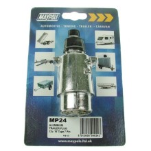 Plug Aluminium 12N 7 Pin (Plugs & Sockets)
