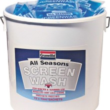 Screenwash Bucket Ready Mixed ( 20C) 72 x 75ml Sachets (Screen Wash)