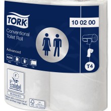 2 Ply Advanced Toilet Rolls White 36 Rolls of 200 Sheets