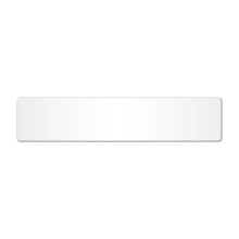 PET number plate component: 520 x 111mm