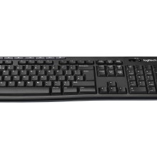 Wireless Keyboard & Mouse Desk Set Black