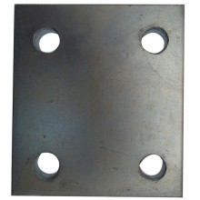 Drop Plate 4 Hole Zinc Plated 3