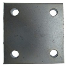 Drop Plate 4 Hole Zinc Plated 4