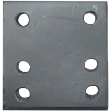 Drop Plate 6 Hole Zinc Plated 4