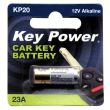 Key Power Coin Cell Battery 23A - Alkaline 12V - Box of 10 KEYPOWER 23
