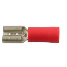 Wiring Connectors Red Female Slide On Pack Of 100 (Red Pre Insulated Terminals) Width 6.3mm