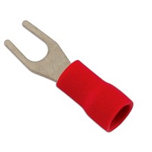 Wiring Connectors Red Fork Pack Of 100 (Red Pre Insulated Terminals) Width 4mm