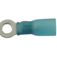 Wiring Connectors Blue Heat Shrink Ring Pack Of 25 (Blue Pre Insulated Terminals) Diameter 4mm