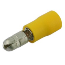 Wiring Connectors Yellow Bullet 5.0mm Pack Of 100 (Yellow Pre Insulated Terminals) Type Male Bullet Tools & Maintenance
