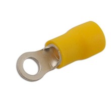Wiring Connectors Yellow Ring Pack Of 100 (Yellow Pre Insulated Terminals) Diameter 10.5mm