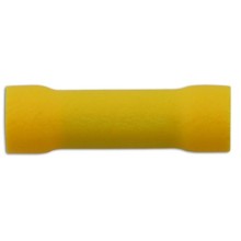 Wiring Connectors Yellow Butt 12mm Pack Of 100 (Yellow Pre Insulated Terminals)