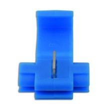 Wiring Connectors Blue Splice 0.75mm 2.5mm Pack Of 100 (Blue Pre Insulated Terminals) Tools & Maintenance