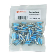 Fuses Standard Auto Glass Pack Of 100 (Glass Fuses) Amps 10A Tools & Maintenance