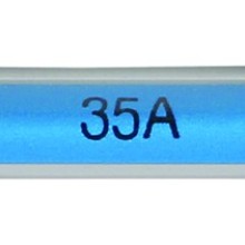 Fuses Standard Auto Glass Pack Of 100 (Glass Fuses) Amps 35A