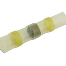 Wiring Connectors Yellow Heat Shrink Butt Solder Type 2:6mm (Yellow Pre Insulated Terminals) Pack Qt Tools & Maintenance