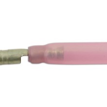 Wiring Connectors Red 4mm Bullet Pack Of 25 (Heatshrink Terminals) Type Male Bullet Connector