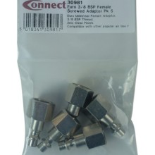 Female Screw Adapter BSP Pack of 5 (Airline Connector) Diameter 3 8
