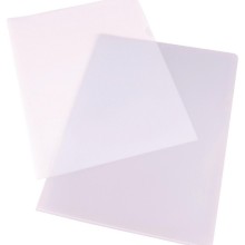 Clear A4 Cut Flush Plastic Folders 90 Microns Box of 100 (Folders & Files)