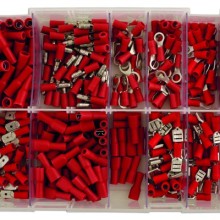 Wiring Connectors Red Pre Insulated Assorted Pack of 260 (Red Pre Insulated Terminals)