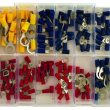 Wiring Connectors Assorted Ring & Fork Box Qty 200 (Workshop Packs)