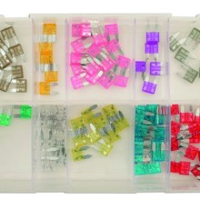 Assorted Mini Blade Fuses 100 Pack Type Standard