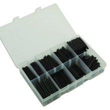 Heat Shrink Tubing Black 50mm Assorted Box Qty 350 (Heatshrink Tubing) Tools & Maintenance
