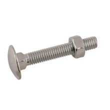 Coach Bolts & Nuts 6mm Pack Of 100 Pairs Length 75mm