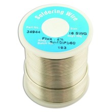 Solder Wire 0.5kg Reel Size 16 SWG