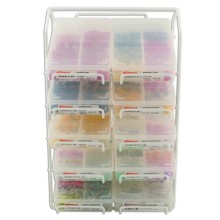 Empty assorted Box Rack holds up to 10 Boxes