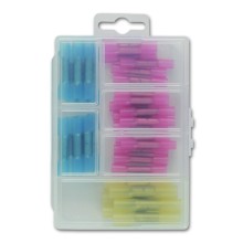 Assorted Mini Box Heat Shrink Butt Connectors 36 Piece (Heatshrink Terminals)