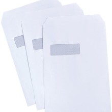 White C4 Self Seal Window Envelopes 90gsm Pack of 250