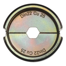Crimping Die DIN22 Cu 25 1pc