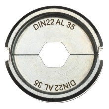 Crimping Die DIN22 Al 35 1pc